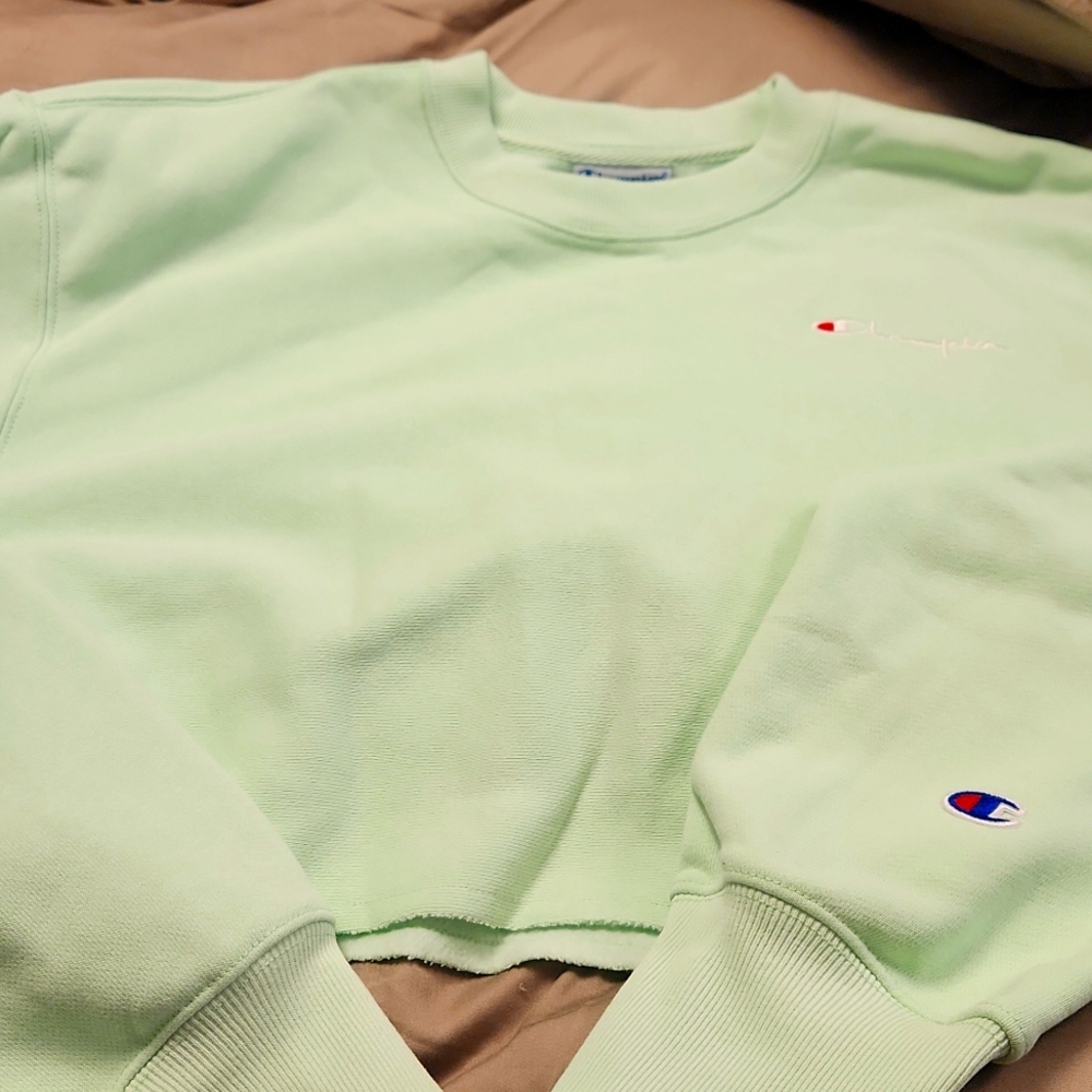 Reverse Weave Cropped sweatshirt